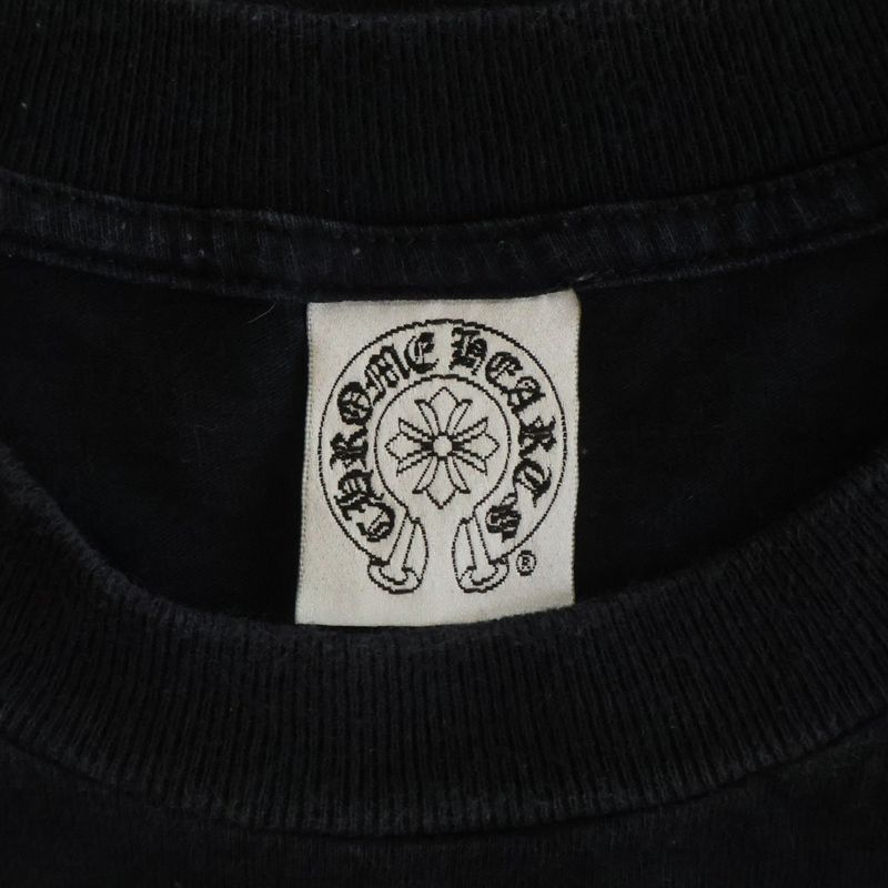 Chrome Hearts Old Foti S Tee Print Short Sleeve T-Shirt Black