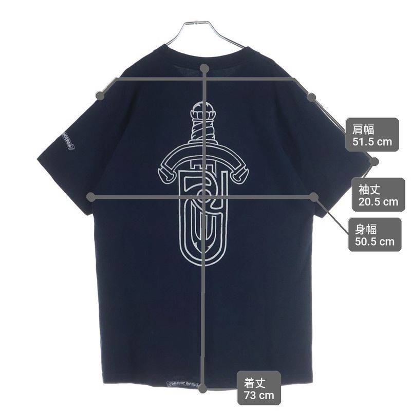 Chrome Hearts Arrows Old Dagger Tee United Short Shirt