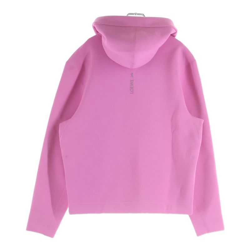 Loewe on Hoodie in Technical Jersey Hooded Zip Up