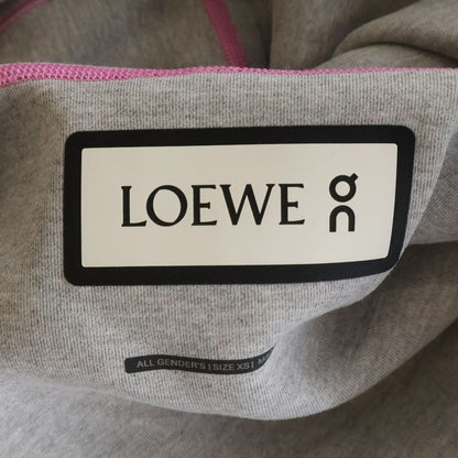 Loewe on Hoodie in Technical Jersey Hooded Zip Up