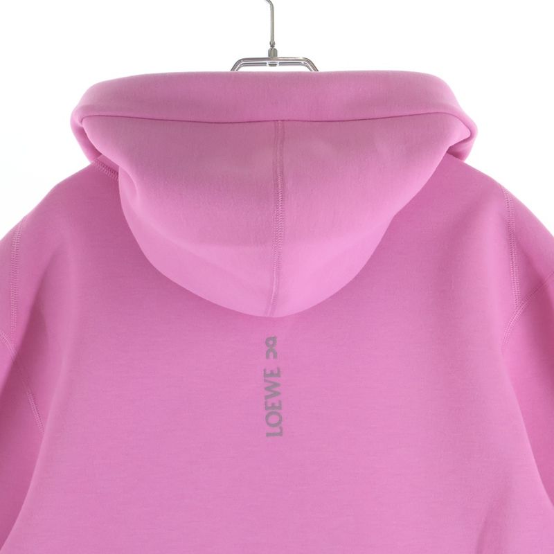 Loewe on Hoodie in Technical Jersey Hooded Zip Up