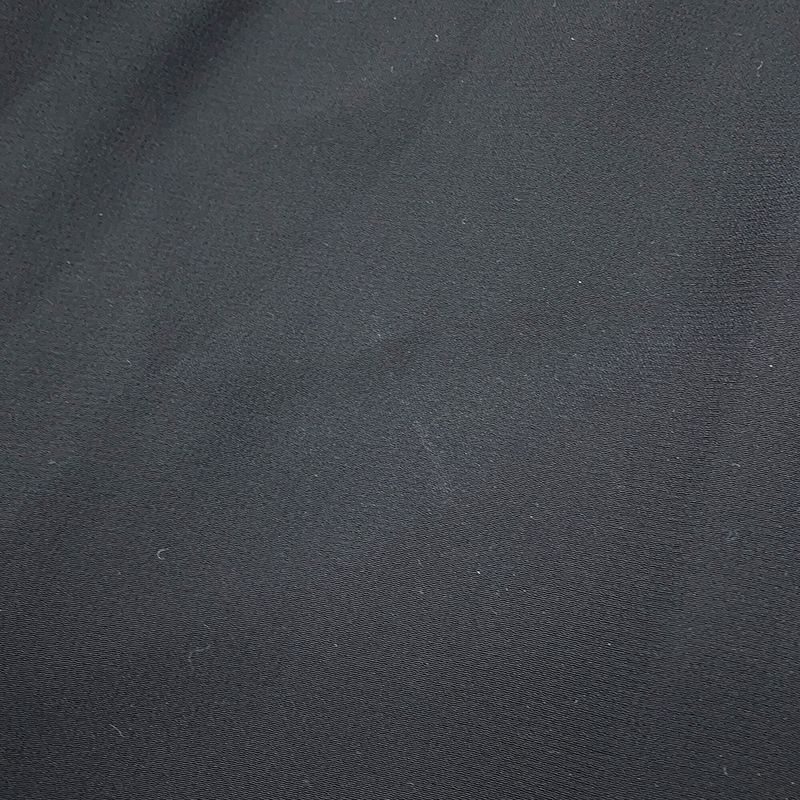 Hermes Dress Embroidery Long Silk 34 Black