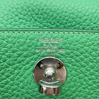 Hermes Lindy Mini Veil Comic Silver Taurillon Clemence 2-Way