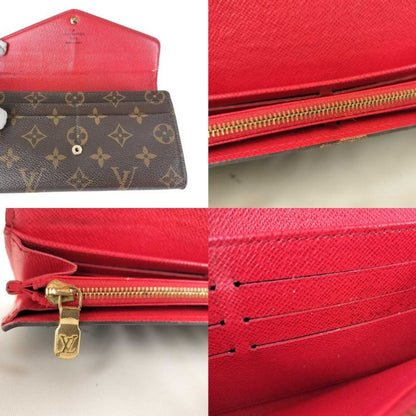 Louis Vuitton Wallet Portefeuille Sarah Brown Coquelicot Monogram X