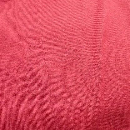 Hermes Long Sleeve Sweater 36 S Gold Cashmere Silk Bordeaux