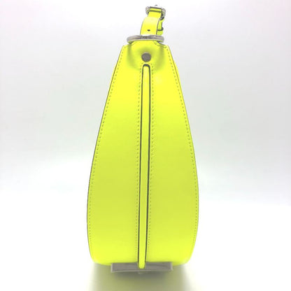 Fendi Shoulder Bag Graffiti Leather Yellow