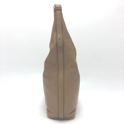 Gucci Shoulder Bag Logo Leather Brown