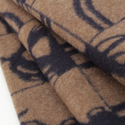 Hermes Cashmere Brides de Gala Order Scarf Brown Black