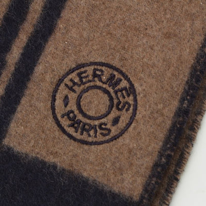 Hermes Cashmere Brides de Gala Order Scarf Brown Black