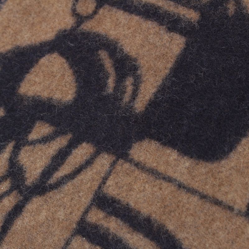 Hermes Cashmere Brides de Gala Order Scarf Brown Black