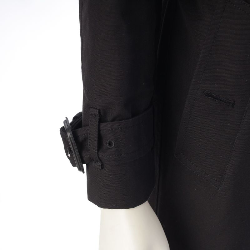 Gucci Cotton Twill All Over Pattern Belted Inner Pocket Trench Coat