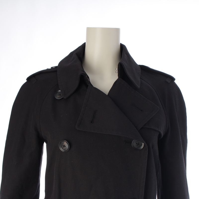 Gucci Cotton Twill All Over Pattern Belted Inner Pocket Trench Coat