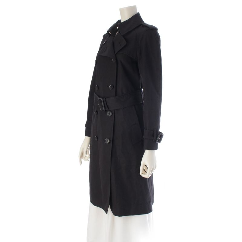 Gucci Cotton Twill All Over Pattern Belted Inner Pocket Trench Coat