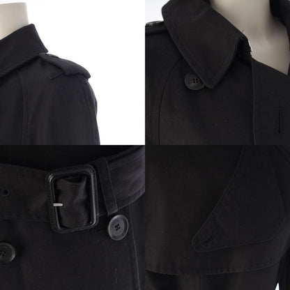 Gucci Cotton Twill All Over Pattern Belted Inner Pocket Trench Coat
