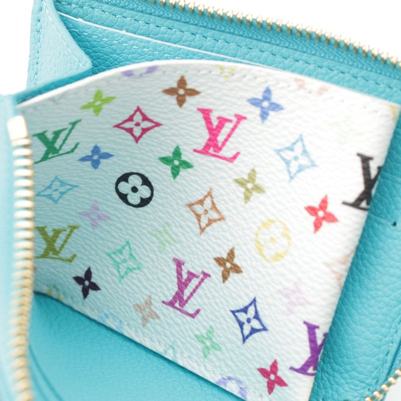 Louis Vuitton Takashi Murakami Portefeuille Noah Calf Compact Wallet Card Kabirable