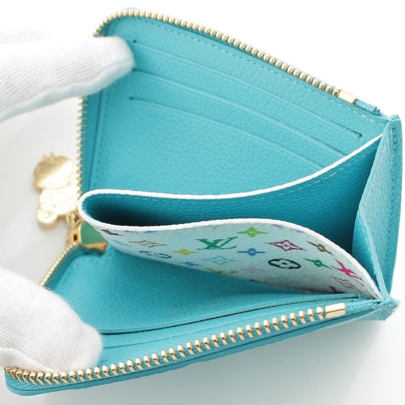 Louis Vuitton Takashi Murakami Portefeuille Noah Calf Compact Wallet Card Kabirable