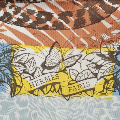 Hermes Jungle Love AU Tampon Silk Carre 70 Scarf