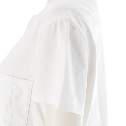 Hermes Chaine D'ancre Embroidery Crew Neck Short Sleeve T-Shirt Top