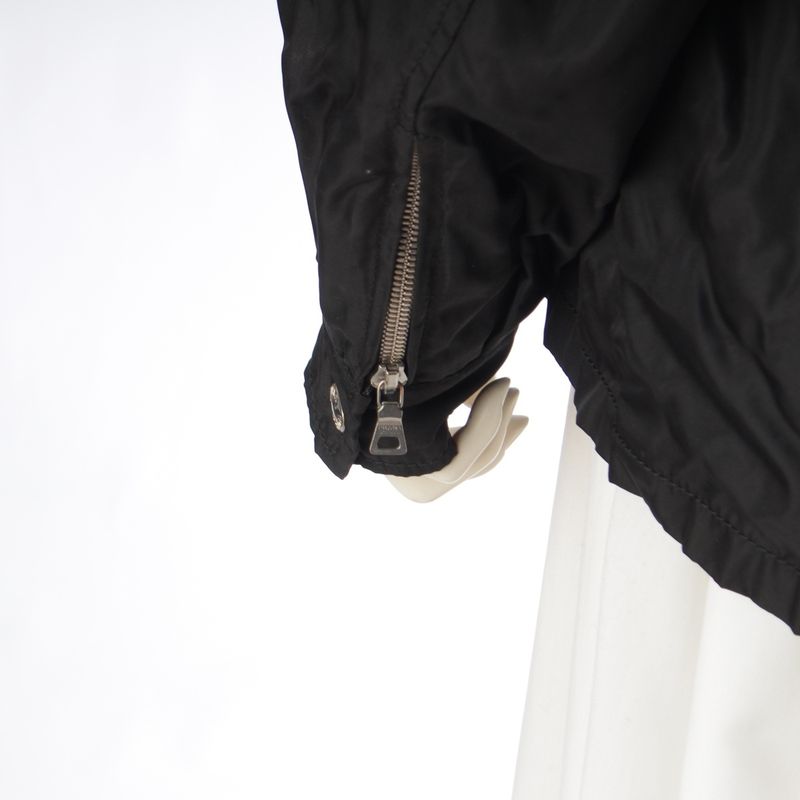 Prada Belt Logo Beaver Fur Jacket