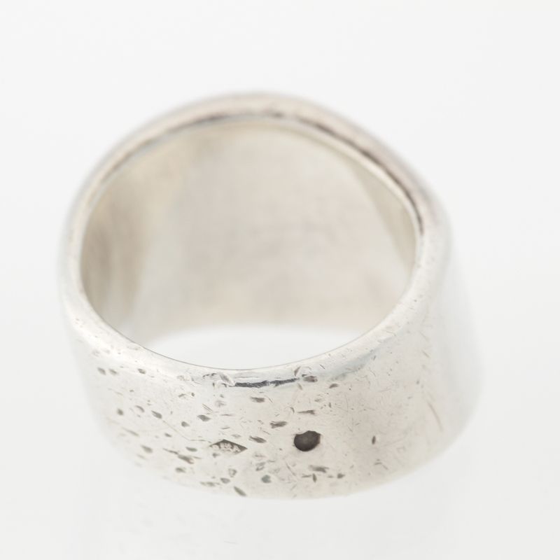 Hermes Vintage Cheval Hose Ring 925 Sterling Silver 52