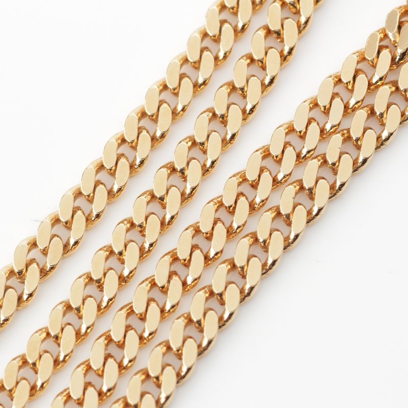 Chanel CC Logo Pearl Necklace Gold