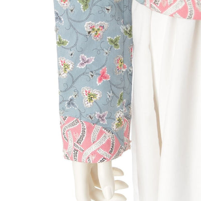 Dior Cotton Galliano Era Trim All Over Pattern Denim Jacket