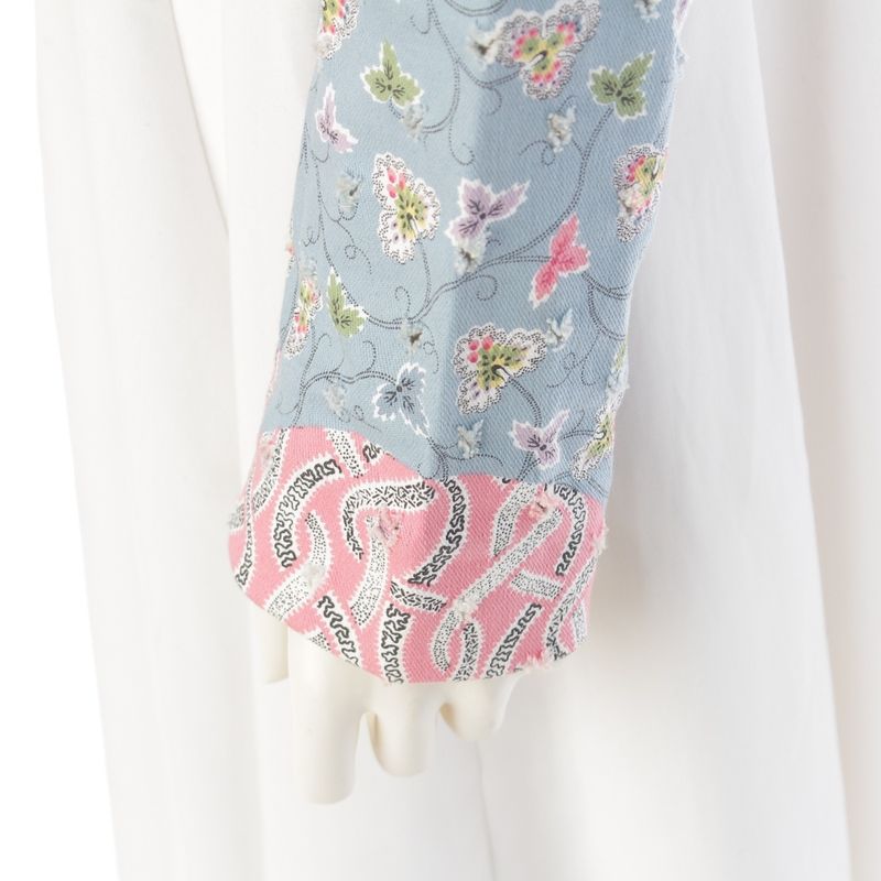 Dior Cotton Galliano Era Trim All Over Pattern Denim Jacket