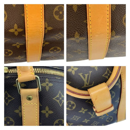 Louis Vuitton Monogram Keepall 60 Brown Gold Boston Bag