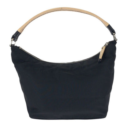 Prada Tessuto Black Silver Nylon Handbag