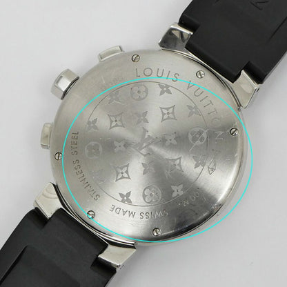 Louis Vuitton Tambour la Bree Cup Chronograph Black Dial Watch