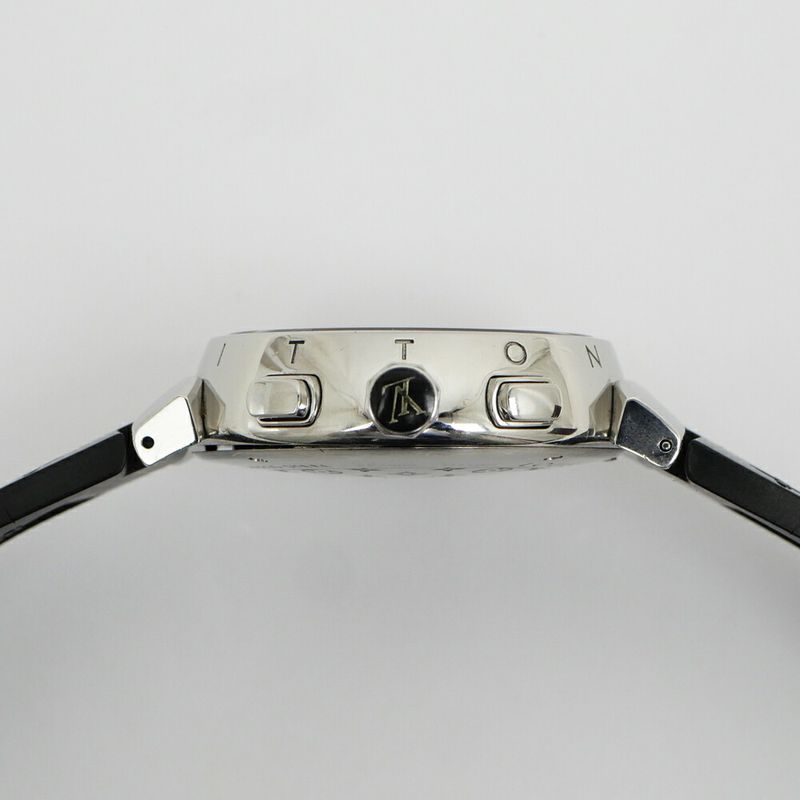 Louis Vuitton Tambour la Bree Cup Chronograph Black Dial Watch