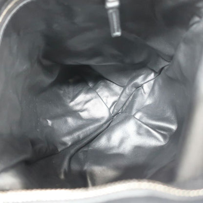Bottega Veneta Triangle Twist Handbag Black Leather Clutch