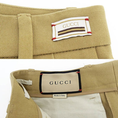 Gucci Short Length Pants 36 Beige Cotton