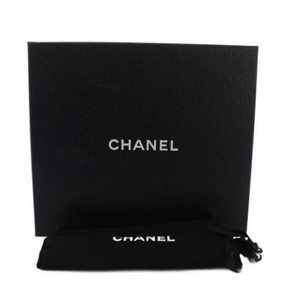 Chanel Lace Up Combat Boots Velvet CC Logo 37C Black