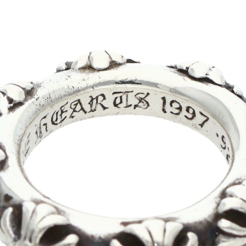 Chrome Hearts Cross Band Silver Ring
