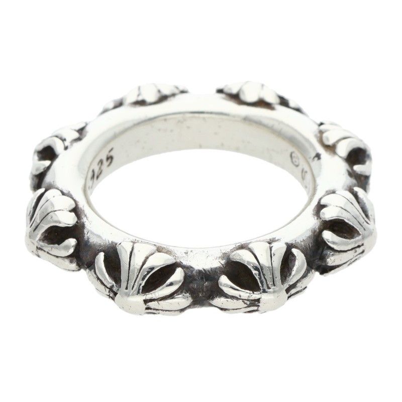 Chrome Hearts Cross Band Silver Ring