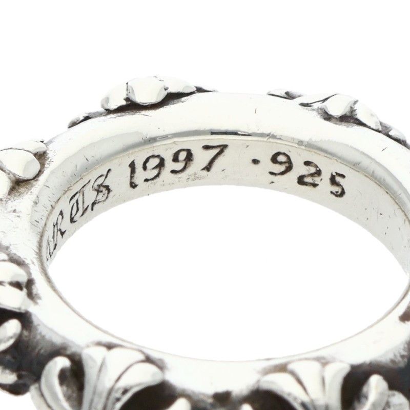 Chrome Hearts Cross Band Silver Ring