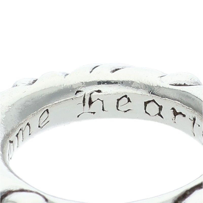 Chrome Hearts Scrl Band Scroll Silver Ring