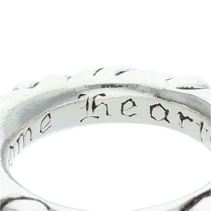 Chrome Hearts Scrl Band Scroll Silver Ring