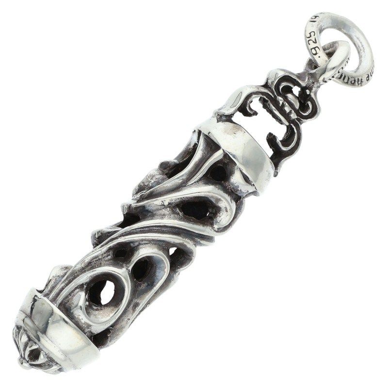 Chrome Hearts Roller Old Pendant Silver Necklace