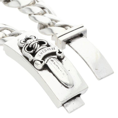 Chrome Hearts ID Dagger Classic Link Silver Bracelet