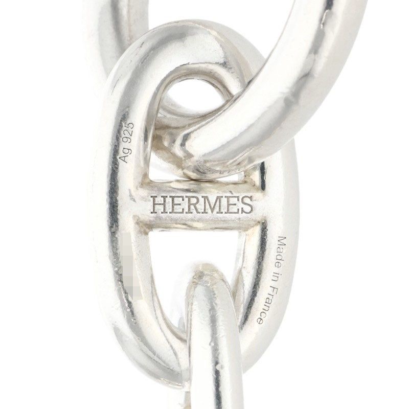 Hermes Chaine D'ancre TGM Silver Bracelet