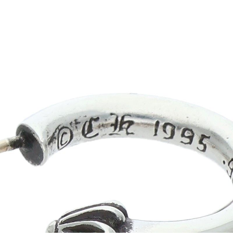 Chrome Hearts Hoop Plain Silver Earrings