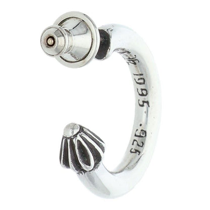 Chrome Hearts Hoop Plain Silver Earrings