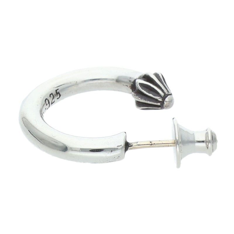 Chrome Hearts Hoop Plain Silver Earrings