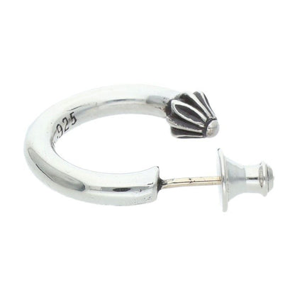 Chrome Hearts Hoop Plain Silver Earrings