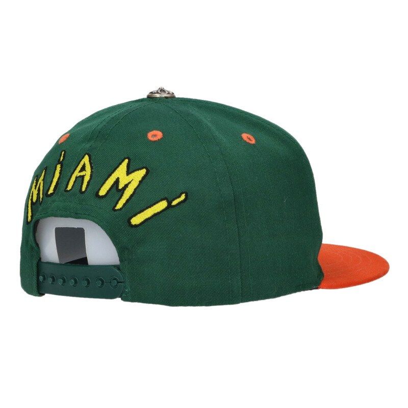Chrome Hearts CH Hat Miami Limited Embroidery Baseball Cap Green Orange