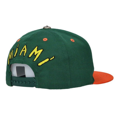 Chrome Hearts CH Hat Miami Limited Embroidery Baseball Cap Green Orange