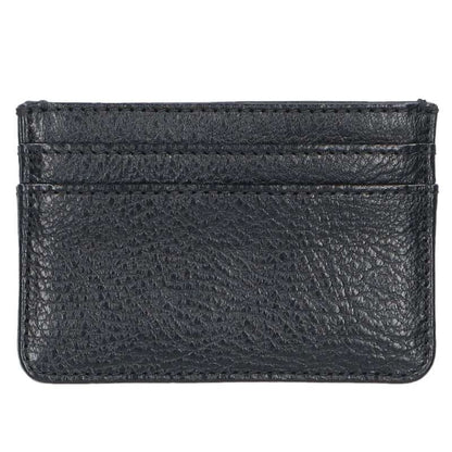 Chrome Hearts Double Side Leather Card Case Black