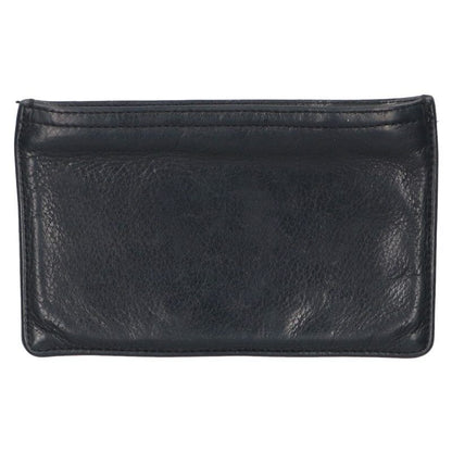Chrome Hearts Zpr Chng Change Purse Leather Coin Case Black